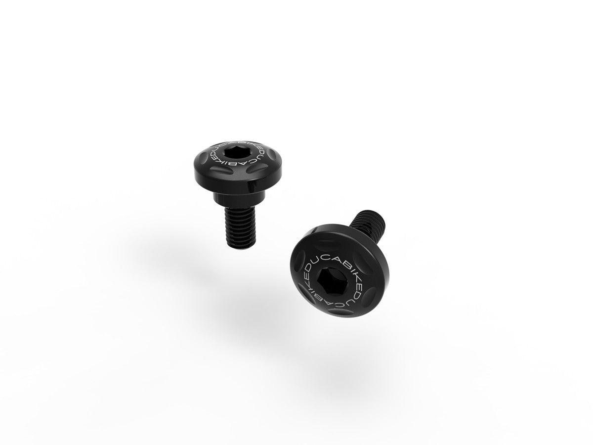Ducabike DBK KVT40 Scrambler Higher Exhaust Heat Guard Screw Kit - BLACK