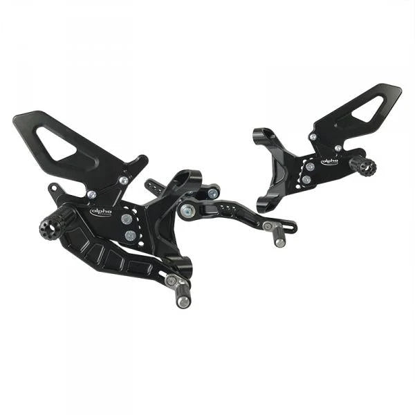 Alpha Racing Adjustable Rearsets For BMW S1000RR M1000RR
