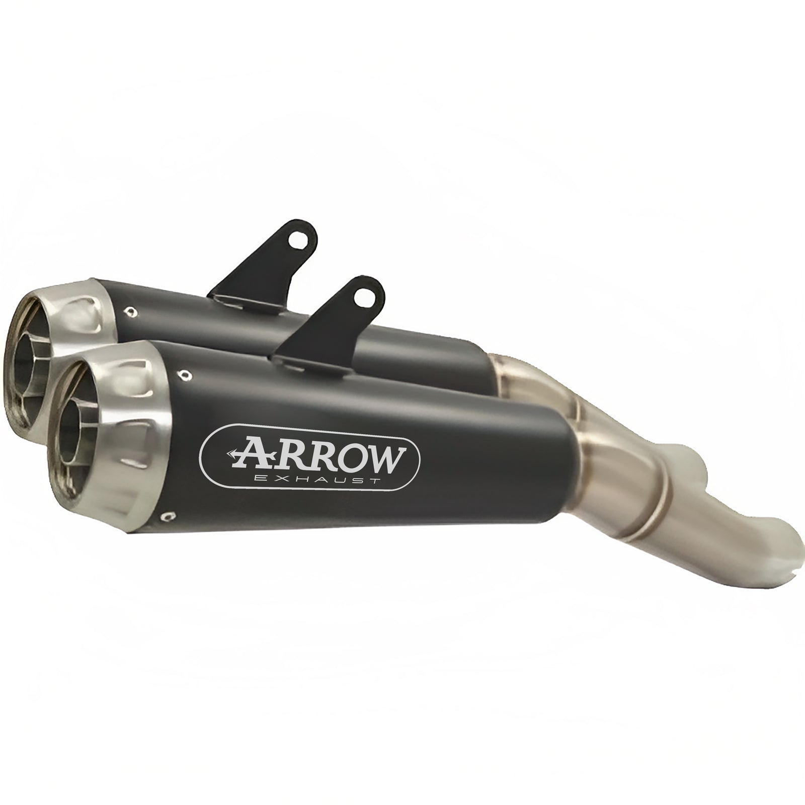 Arrow 71853PRN Nichrom "Dark" Pro-Racing Slip Ons (Right & Left)