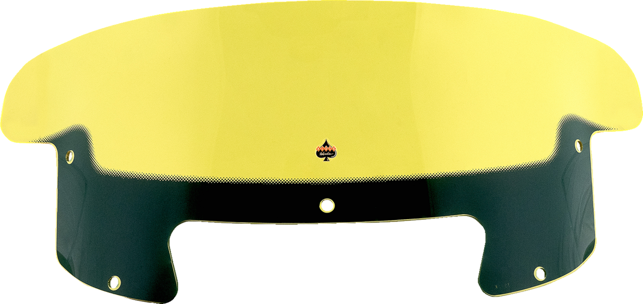 Klock Werks Ice Flare® Windshield - 8" - Yellow Ice - '20-'25 Indian