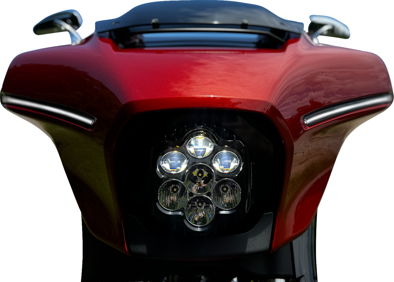Custom Dynamics LED Headlight - Shark Demon® - FLHX/FLHL