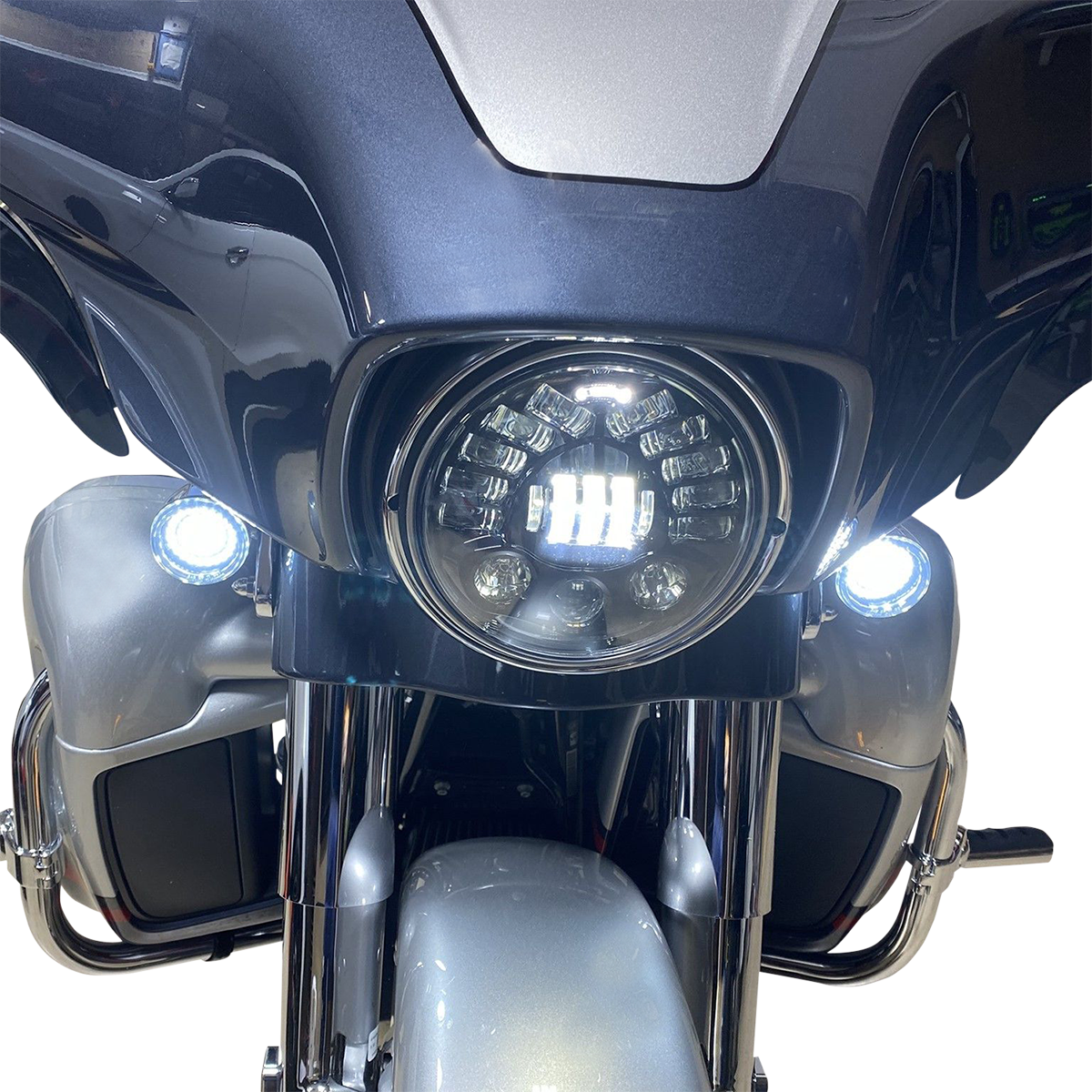 Custom Dynamics 7" Adaptive Headlamp For Indian