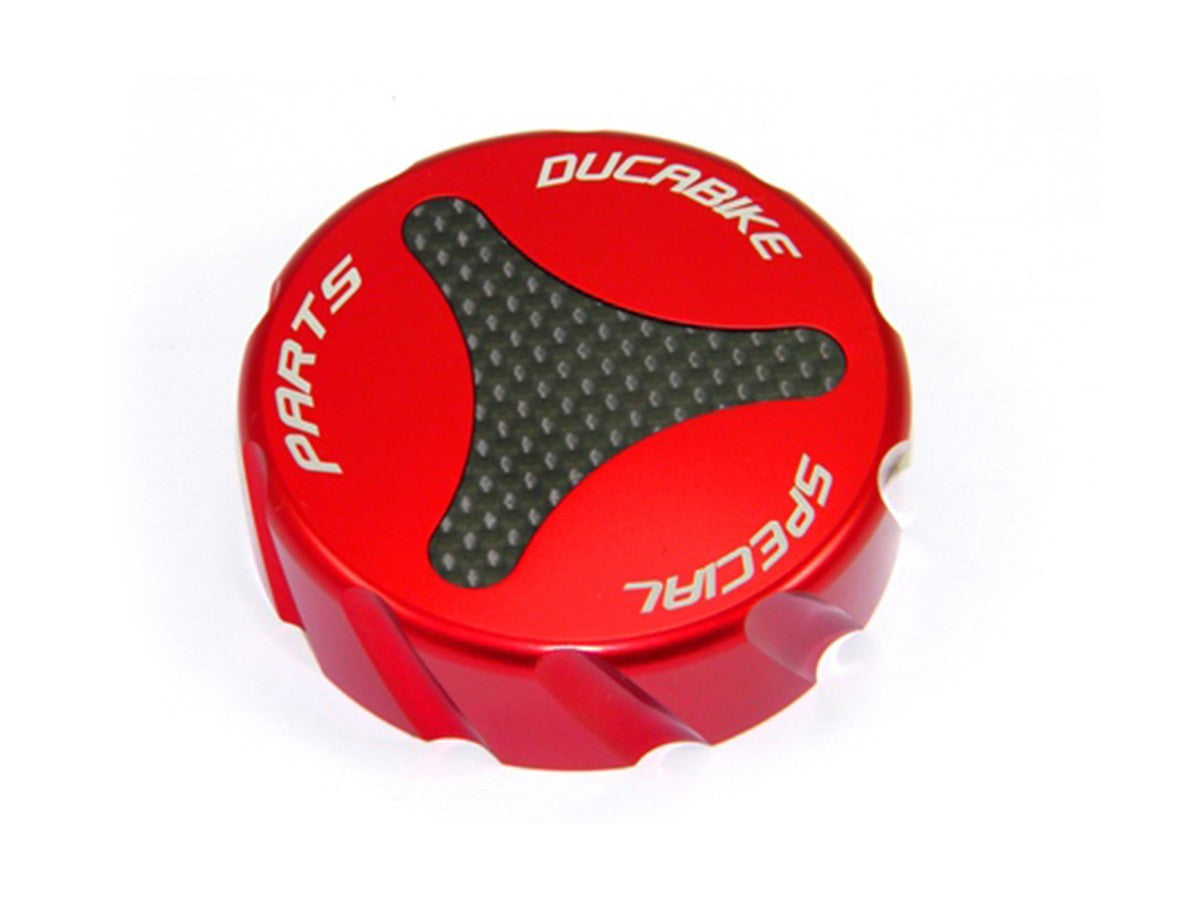 Ducabike DBK TLS07 Rear Fluid Reservoir Cap Cover - RED