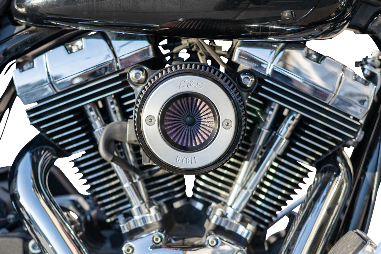 S&S Cycle Air Stinger Stealth Air Cleaner Kit - Chrome Ring