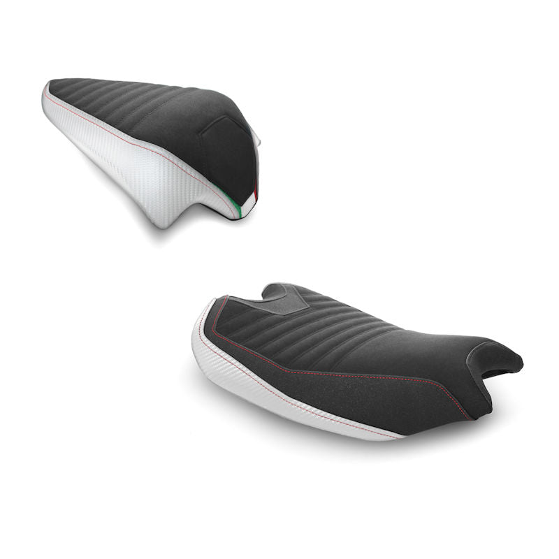 Luimoto Corsa White Seat Cover For Ducati Panigale V2