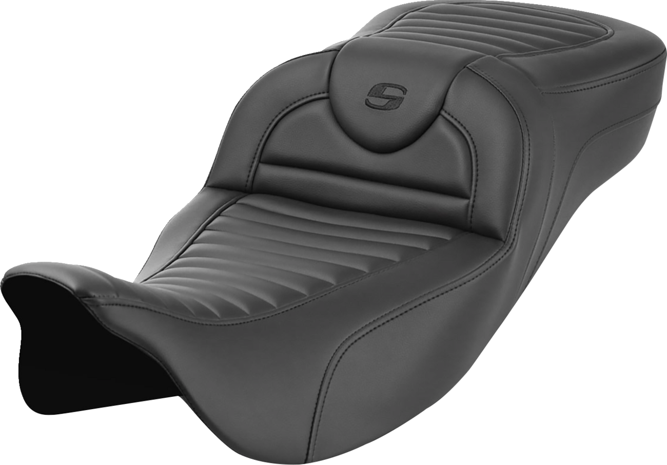 Saddlemen Roadsofa™ Extended Reach Seat - Without Backrest - Tuck-N-Roll - FL '08-'24