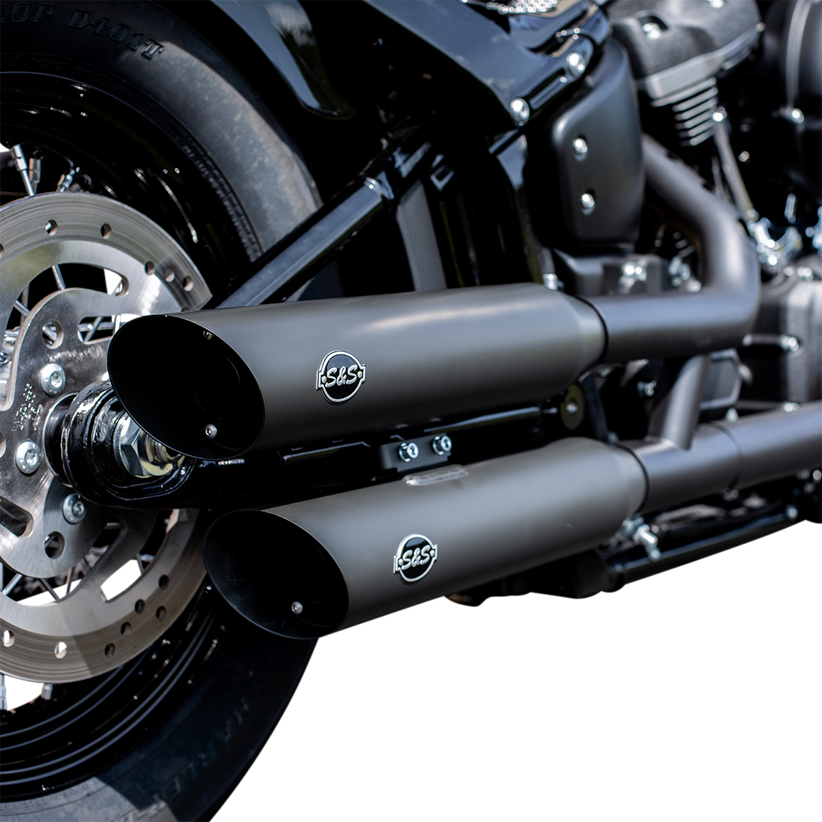 S&S Cycle Slash-Cut Slip-On Mufflers