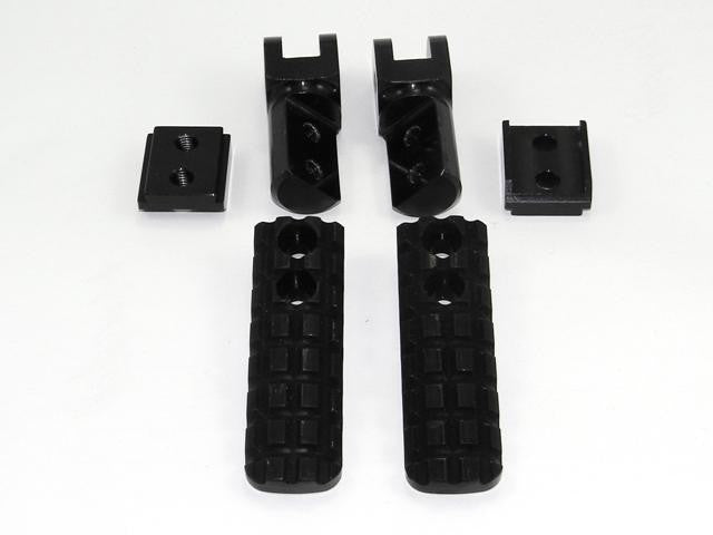 Ducabike DBK PPDVP06 Adjustable Passengers Pegs - BLACK