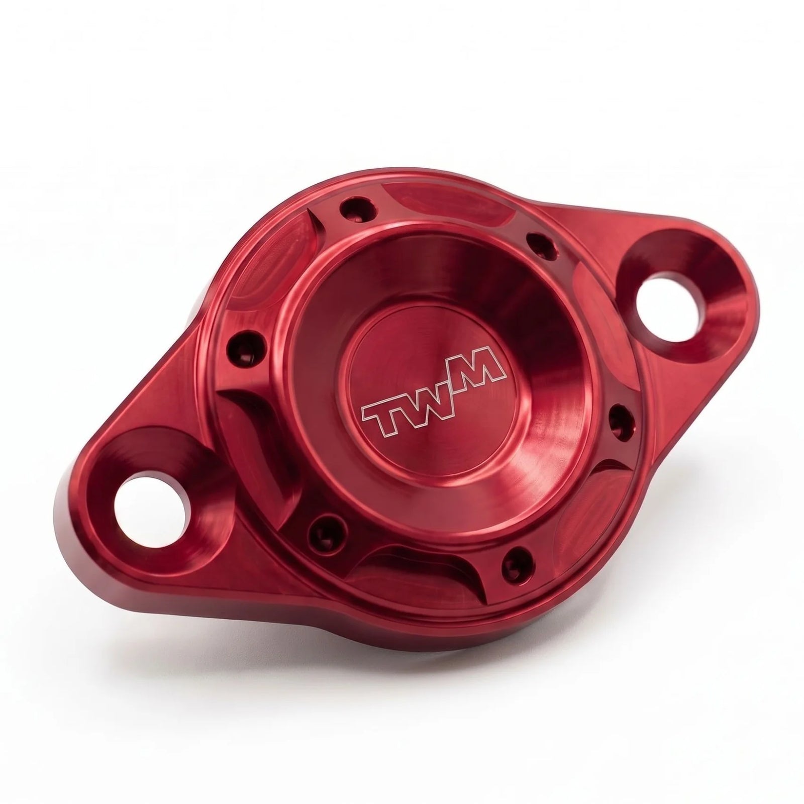 TWM CNC Aluminum Timing Inspection Plug in Red for Ducati Motorcycles - CFD.02.R