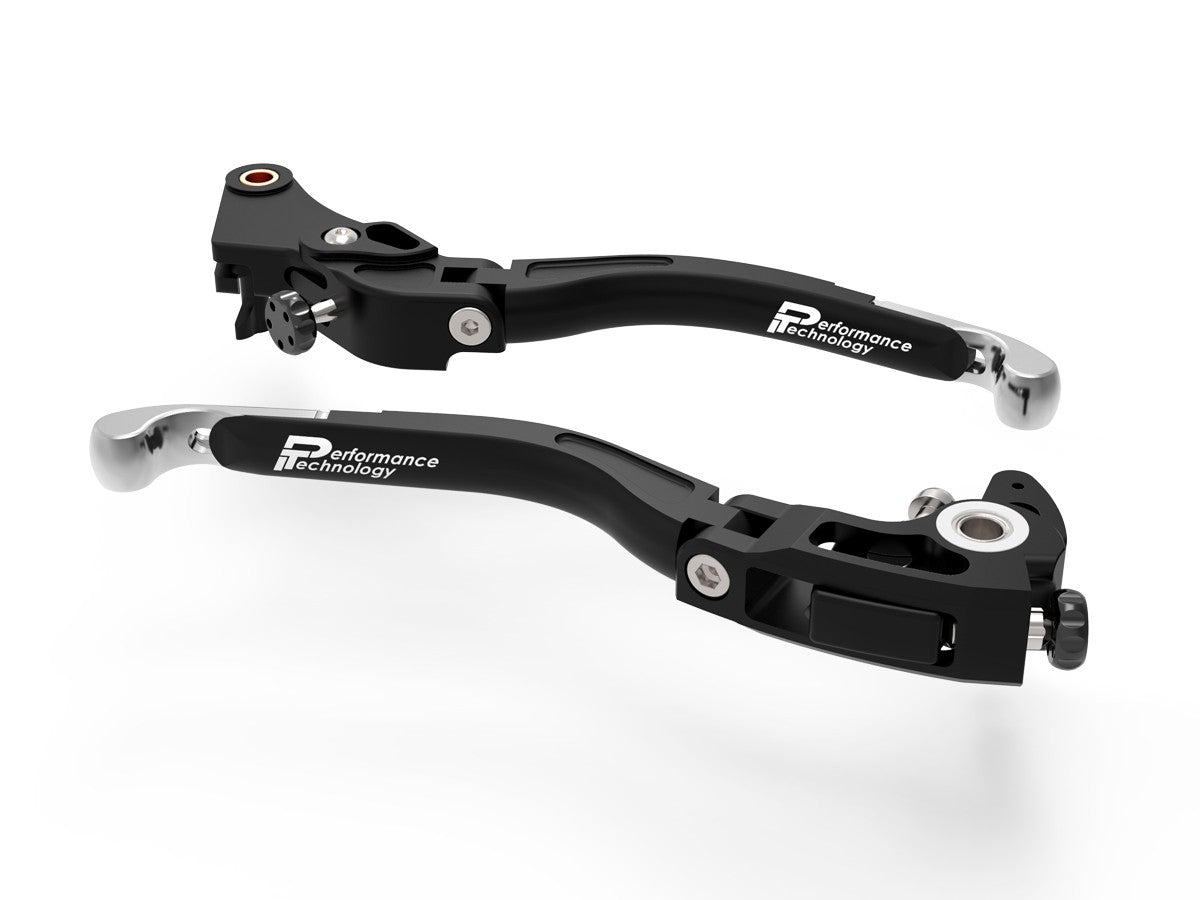 Ducabike DBK L18 Evo BMW Brake + Clutch Adjustable Levers - BLACK-SILVER