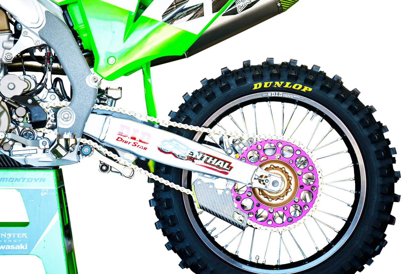 Renthal Rear Sprocket - Aluminum - 50 Tooth - Purple - Suzuki