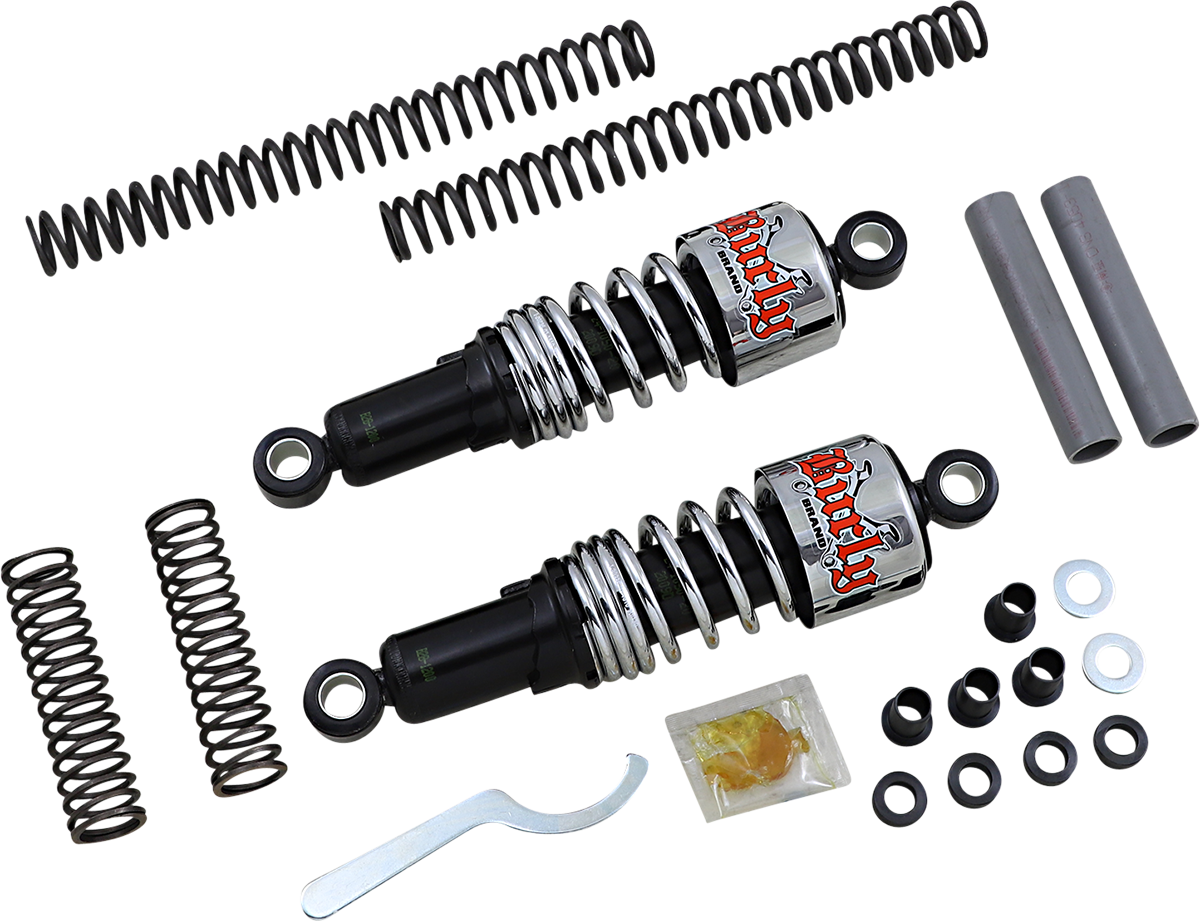 Burly Brand Suspension Kit - Slammer - Chrome - '88 - '03 XL