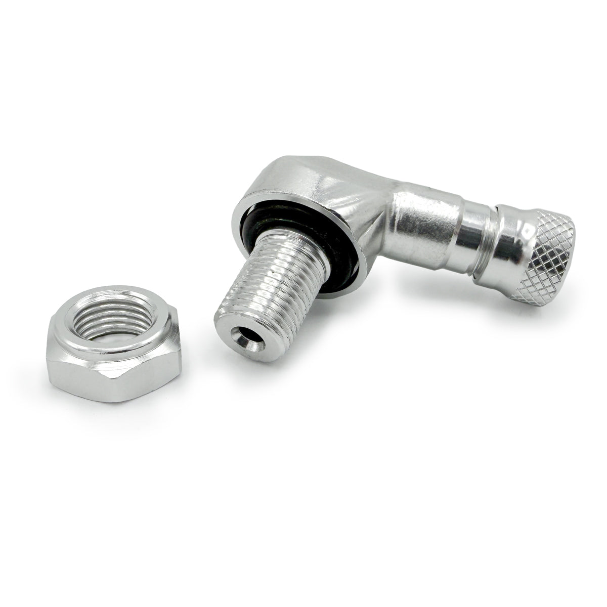 Tubeless valve for racing rim