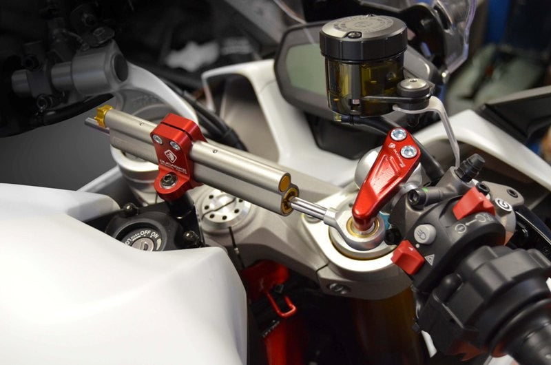 Ducabike DBK SAS12 SS MY2017 Kit Mount Steering Damper - RED