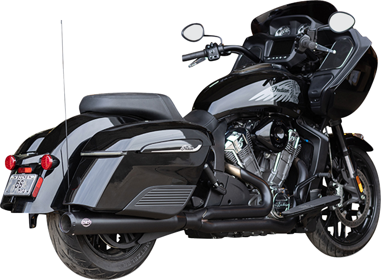 S&S Cycle 2-Into-1 Qualifier Exhaust System