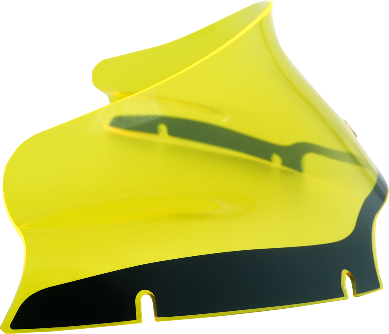 Klock Werks Ice Flare® Windshield - 6" - Yellow Ice - '15-'25 FLTR