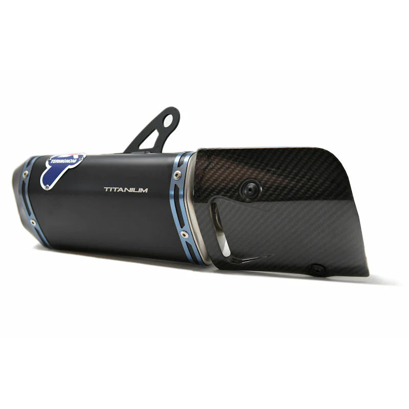 Termignoni Racing Black Slip On Exhaust Kit For Panigale V4 V4S V4R