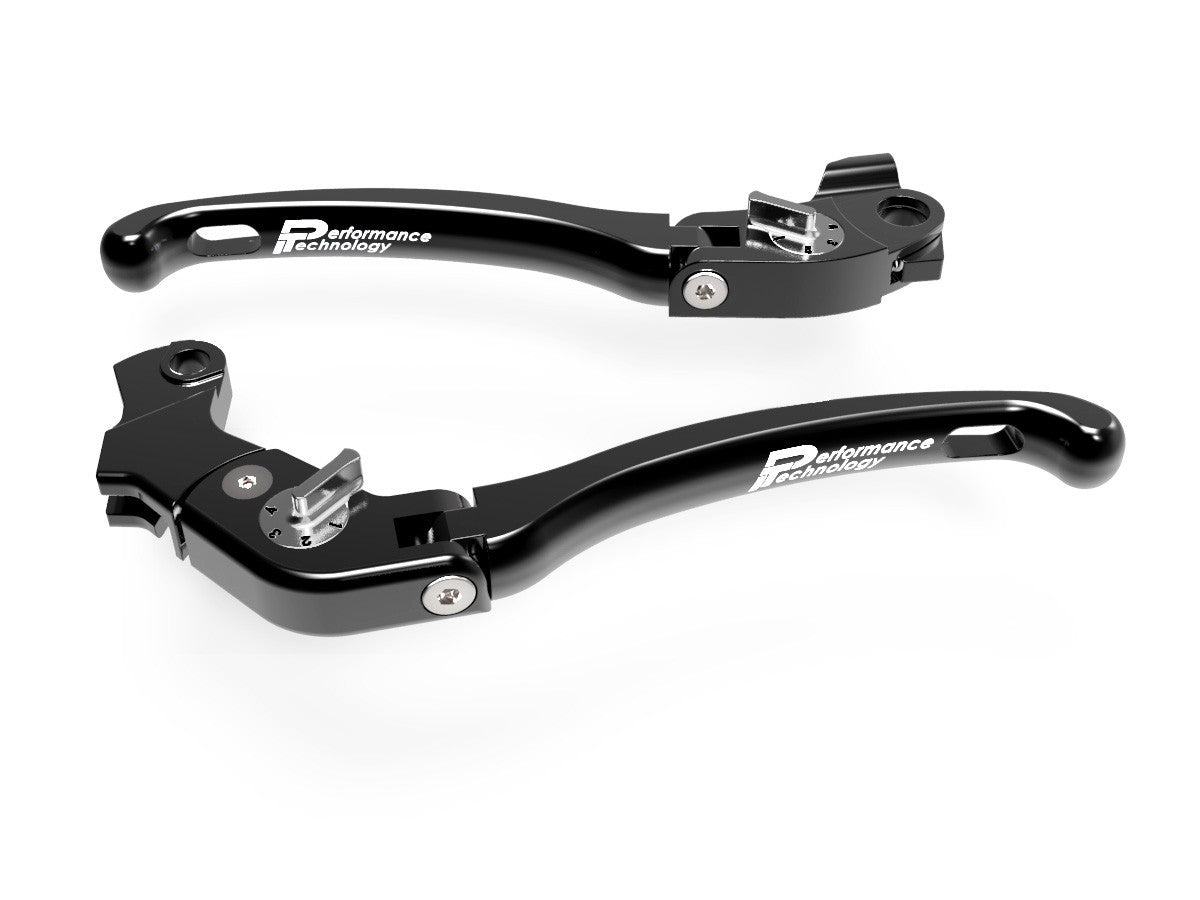 Ducabike DBK LE04 Brake / Clutch Adjustable Levers Eco GP 1 - BLACK-SILVER