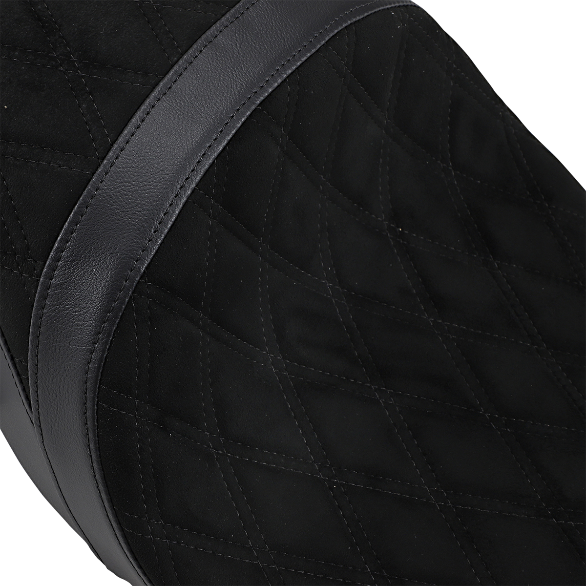 Drag Specialties Seats Low Touring Seat - Vinyl - Diamond - Razorback Tanks - FL '08-'23