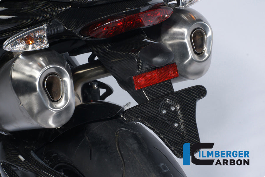 Ilmberger Carbon License Plate Holder (Incl. Taillight Cover With Indicator Mount) Carbon Triumph Speed Triple 1050