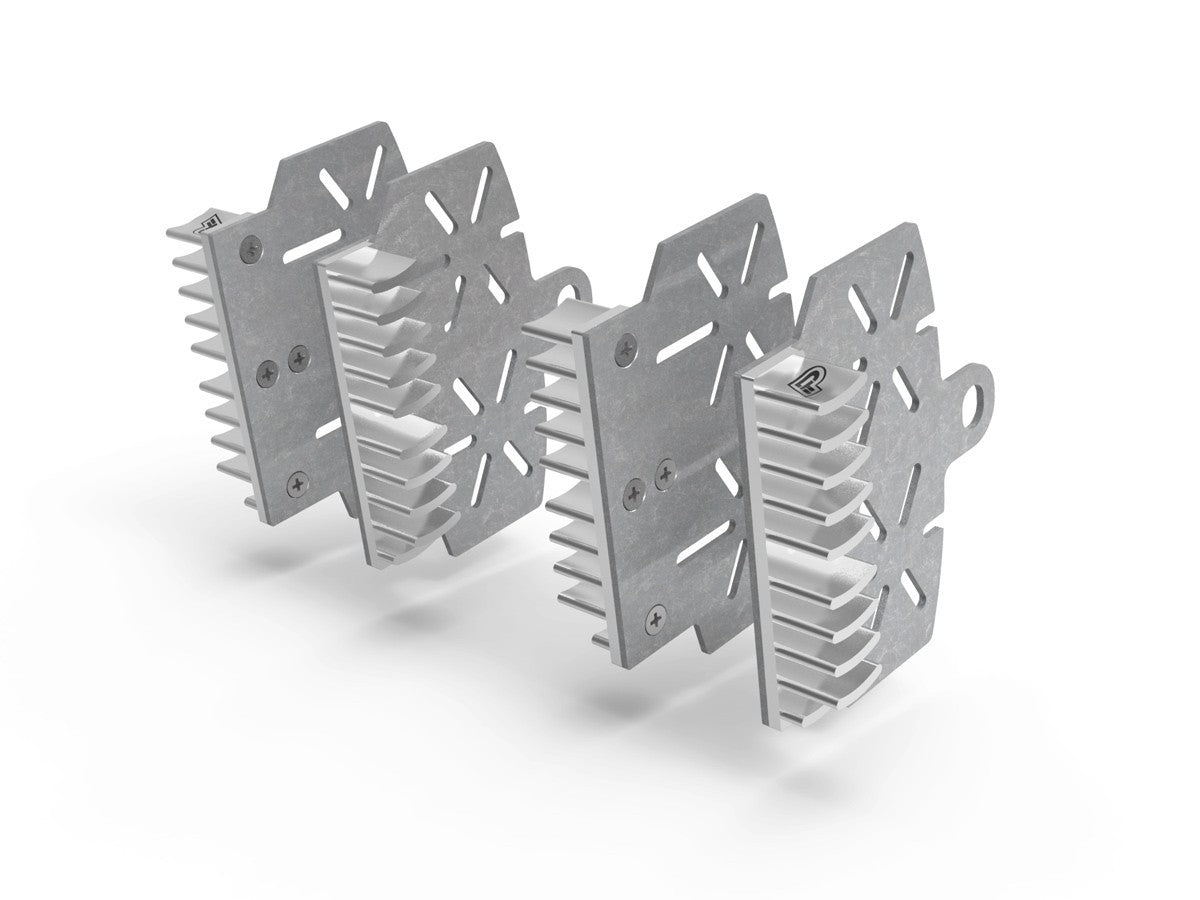 Ducabike DBK BPR04 Brake Plate Radiator - SILVER