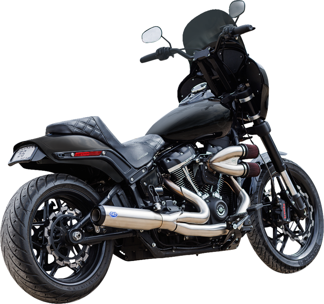 S&S Cycle 2-Into-1 Qualifier Exhaust System