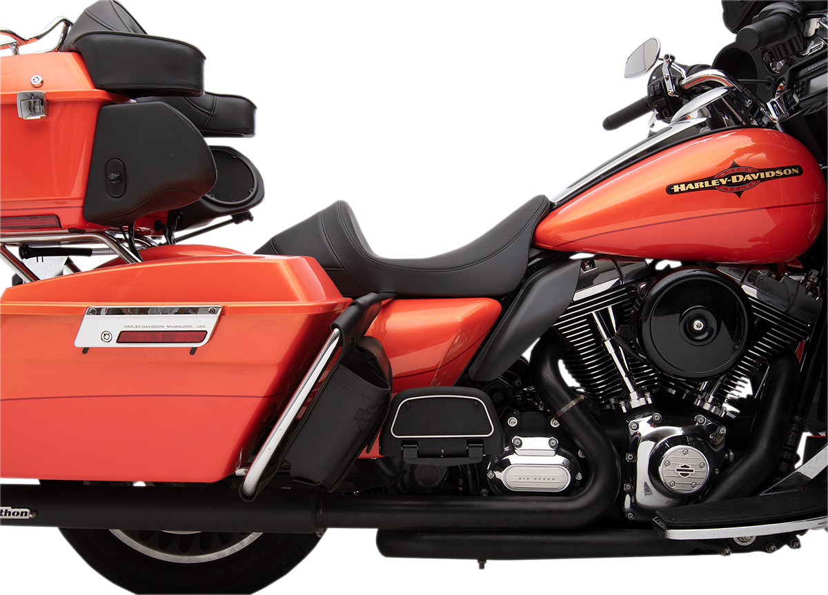 Drag Specialties Seats Low Profile Solo Seat - Forward - Smooth - FL '08-'23