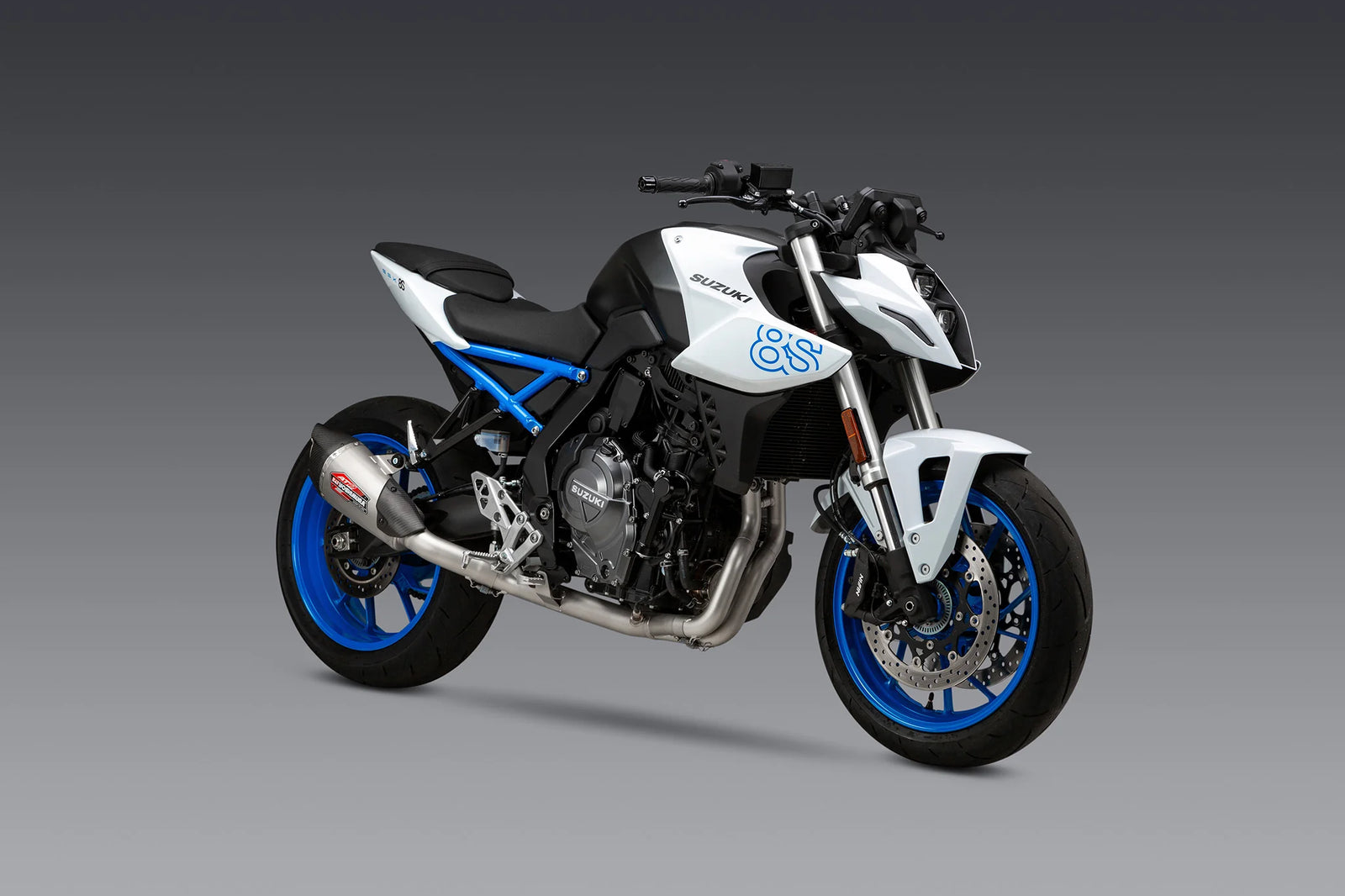 Yoshimura GSX-8S/R/T/TT 23-26 Race AT2 Stainless Full Exhaust, W/ Stainless Muffler