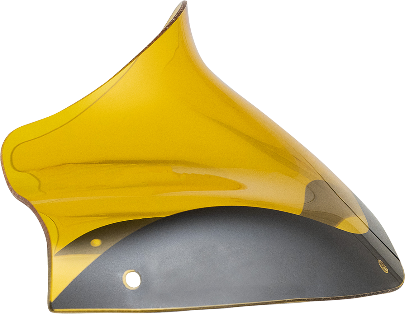 Klock Werks Kolor Flare® Windshield - 8" - Yellow - '98-'13 FLTR