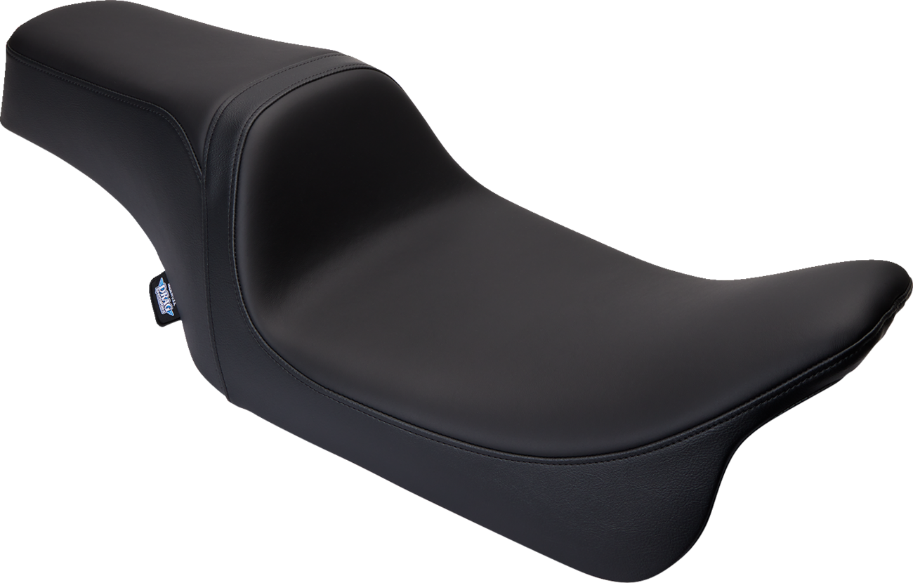 Drag Specialties Seats Predator 1Up Seat - Solar Leather - Black - Smooth - FLH '08-'23
