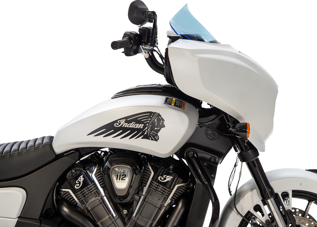 Klock Werks Windshield - 9" - Blue Ice - Chieftain PowerPlus/Roadmaster PowerPlus