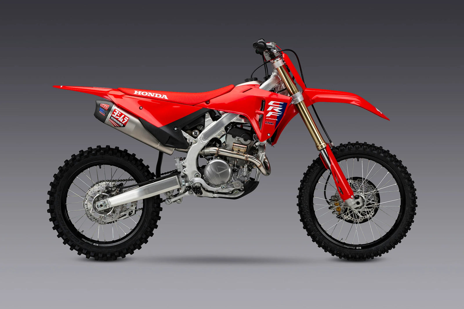 Yoshimura CRF250R/RX 25-26 RS-12 Stainless Full Exhaust, W/ Stainless Muffler