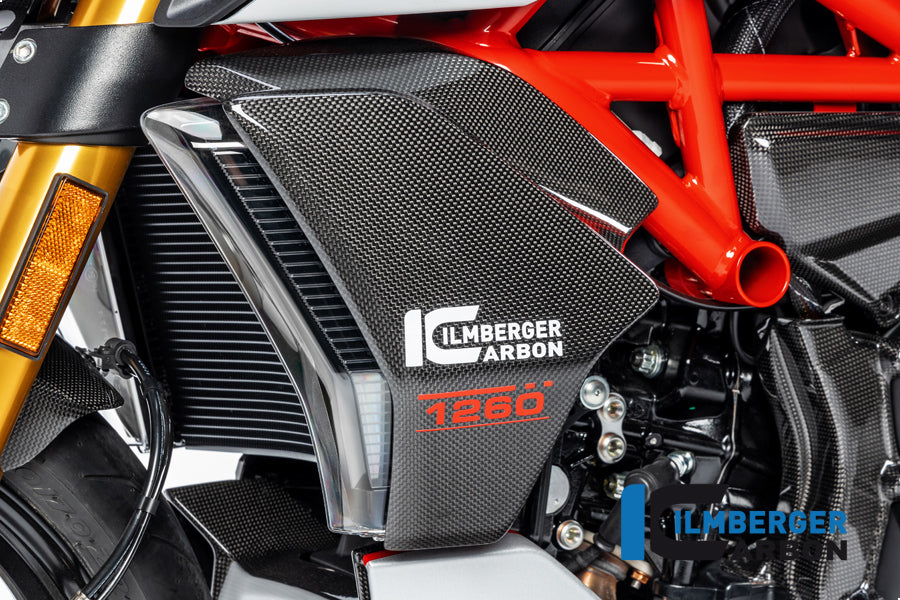 Ilmberger Carbon Radiator Cover Left Ducati Diavel 1260 - Gloss