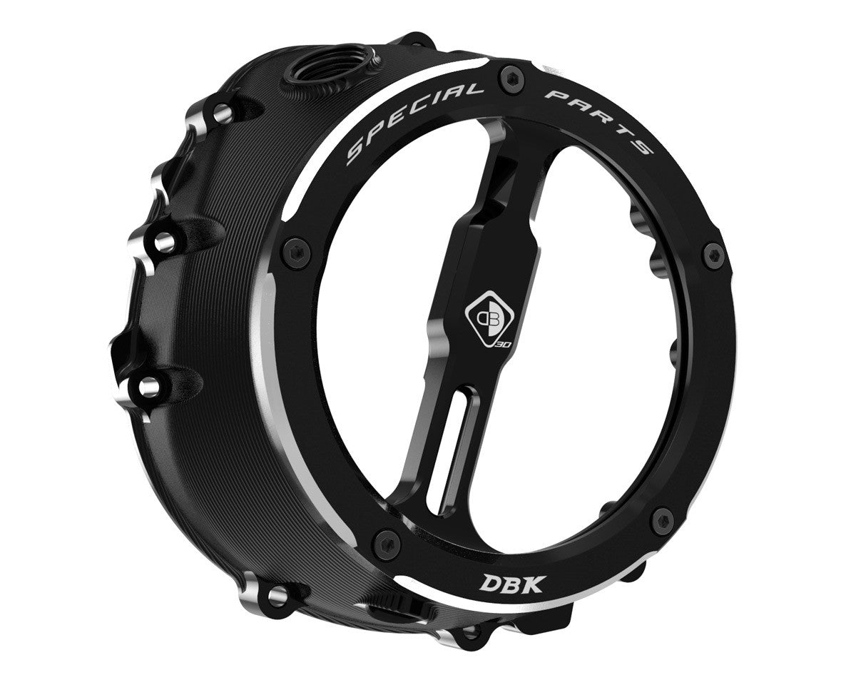 Ducabike DBK Ccdv12 BMW Clear Clutch Cover Oil Bath 3D-EVO - BLACK-BLACK