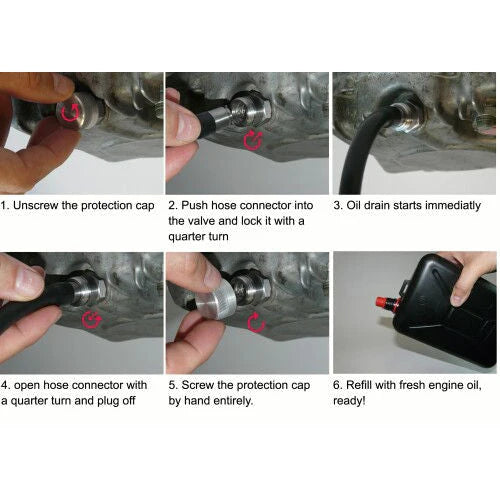 Stahlbus Quick Release Oil Drain Valve For Yamaha YZF R1 R1S R1M