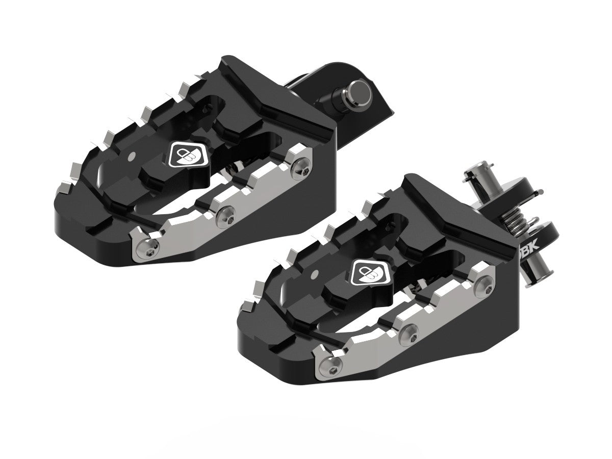 Ducabike DBK PPDV12 DUCATI OFF-ROAD PILOT FOOTPEGS KIT (PIN Ø8mm.) - BLACK