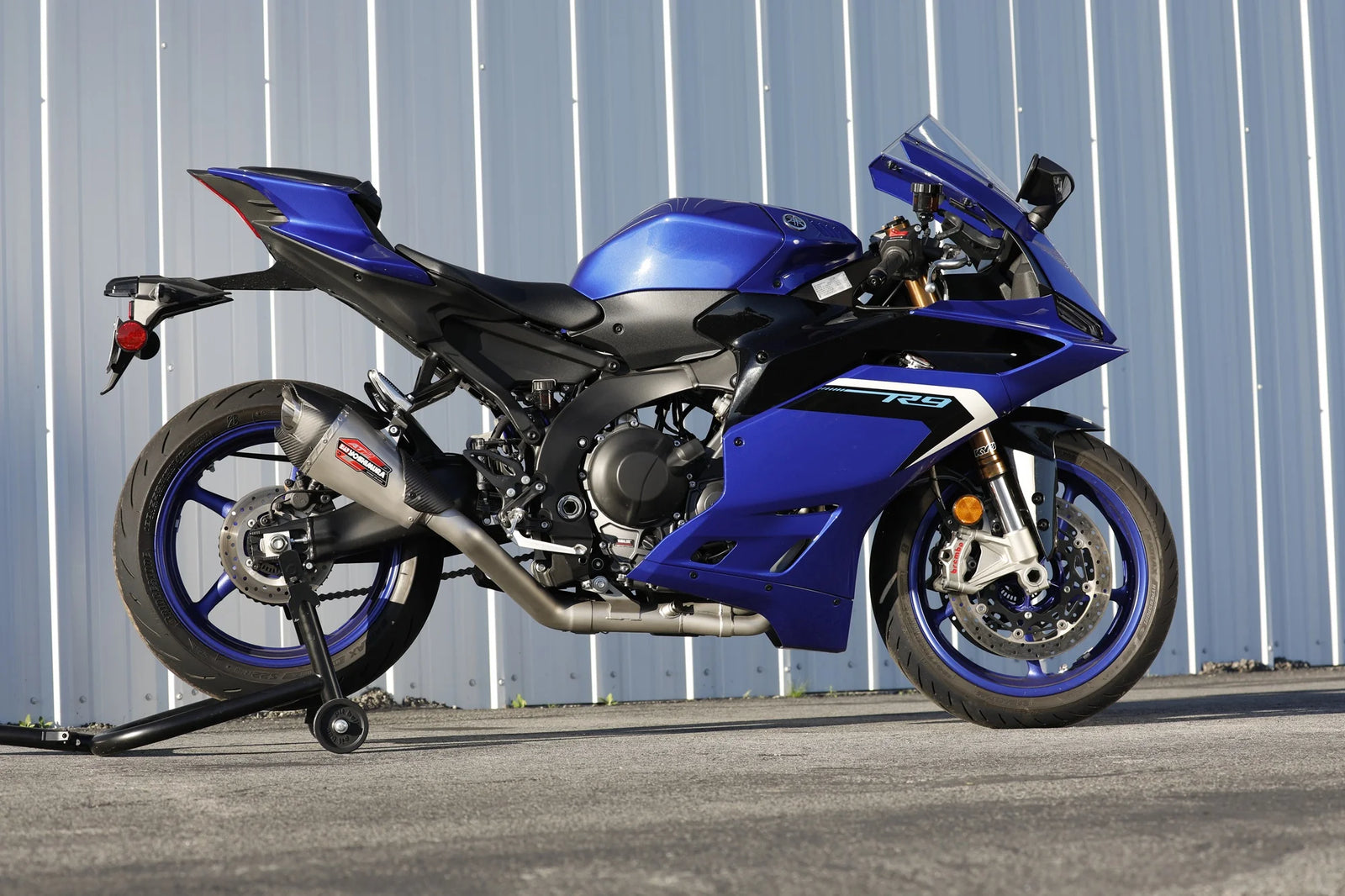 Yoshimura R9 25-26 Race AT2 Stainless Full Exhaust, W/ Stainless Muffler