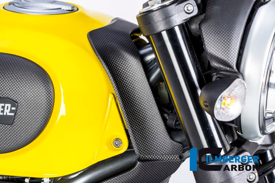 Ilmberger Carbon Upper Tank Cover Ducati Scrambler 2016