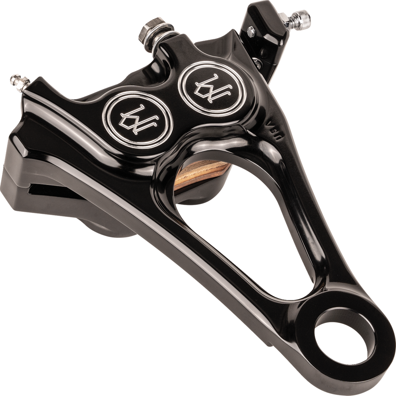 Performance Machine (PM) 4-Piston Differential-Bore Rear Caliper