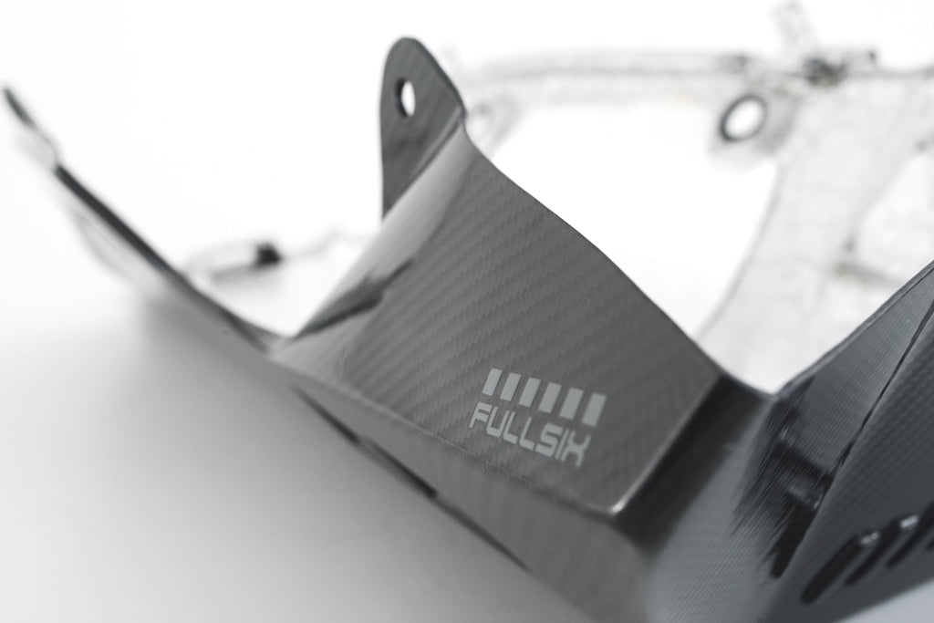 Fullsix Carbon BELLY PAN RACE R1M - After Market Exhaust Without CAT