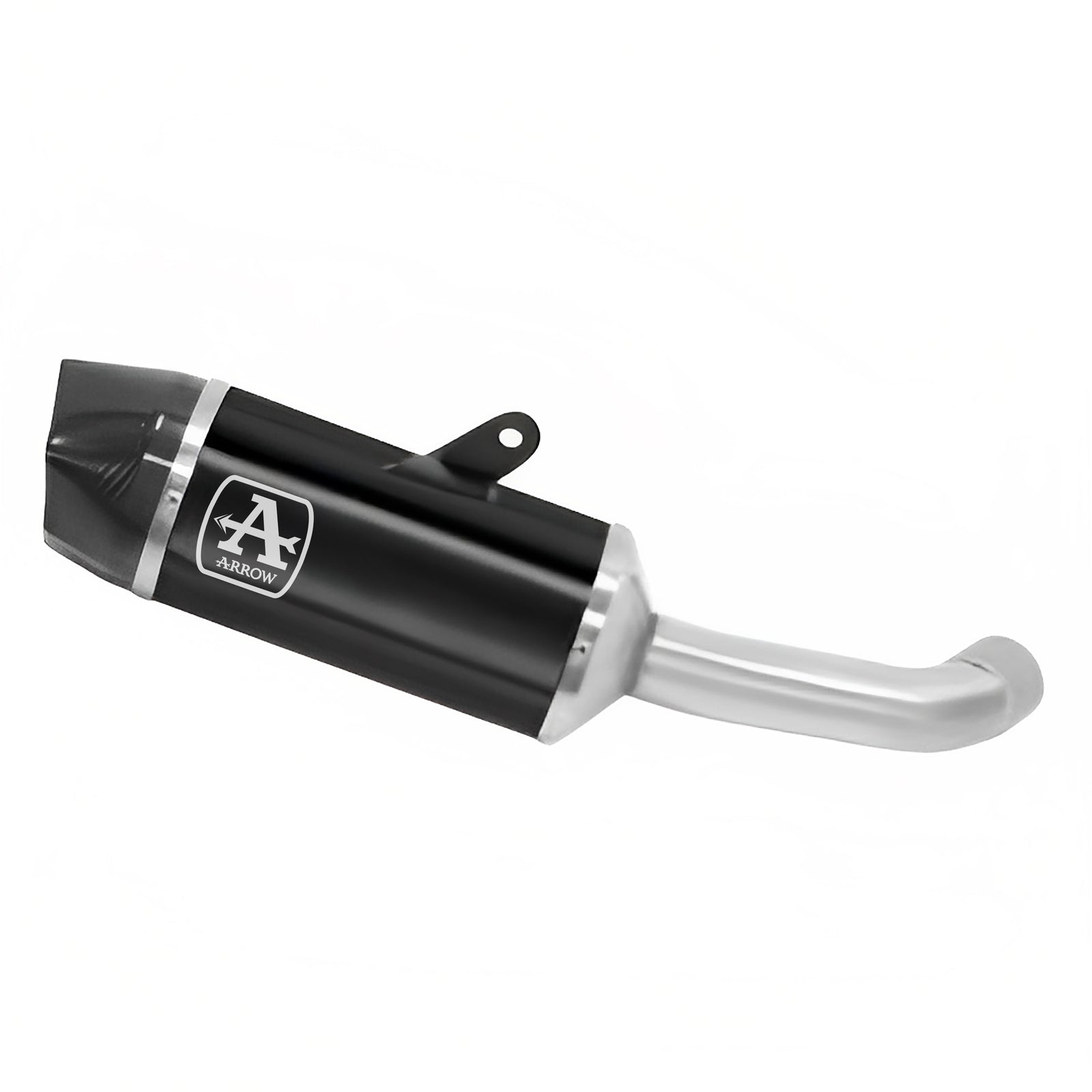 Arrow 71936AKN Indy Race Aluminium Dark Slip On With Carbon End Cap