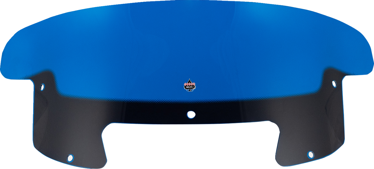 Klock Werks Kolor Flare™ Windshield - 8" - Blue - Indian