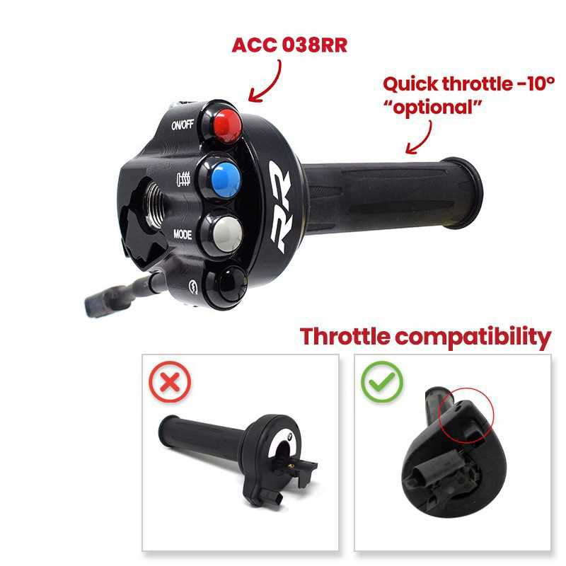 Jetprime Gas Control Right Hand Switch Panel For S1000RR M1000RR