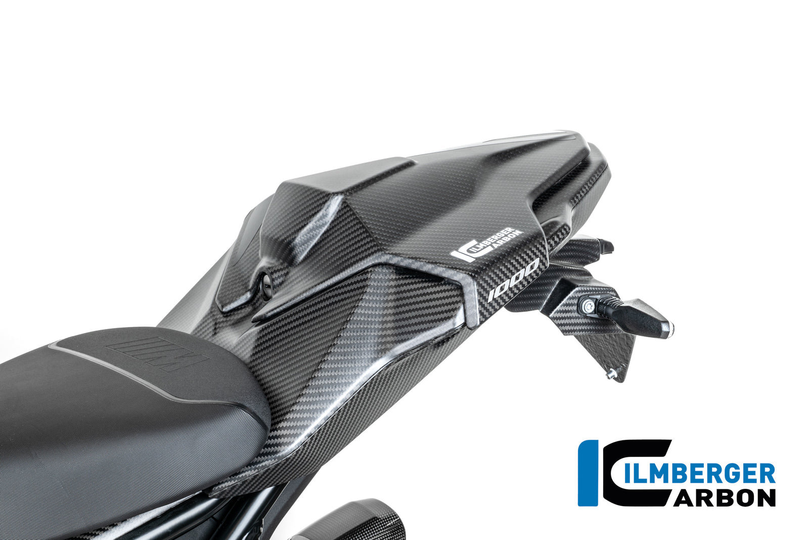 Ilmberger Carbon Rear Upper Seat Panel BMW M1000RR 2023-2026 - Matte / Twill
