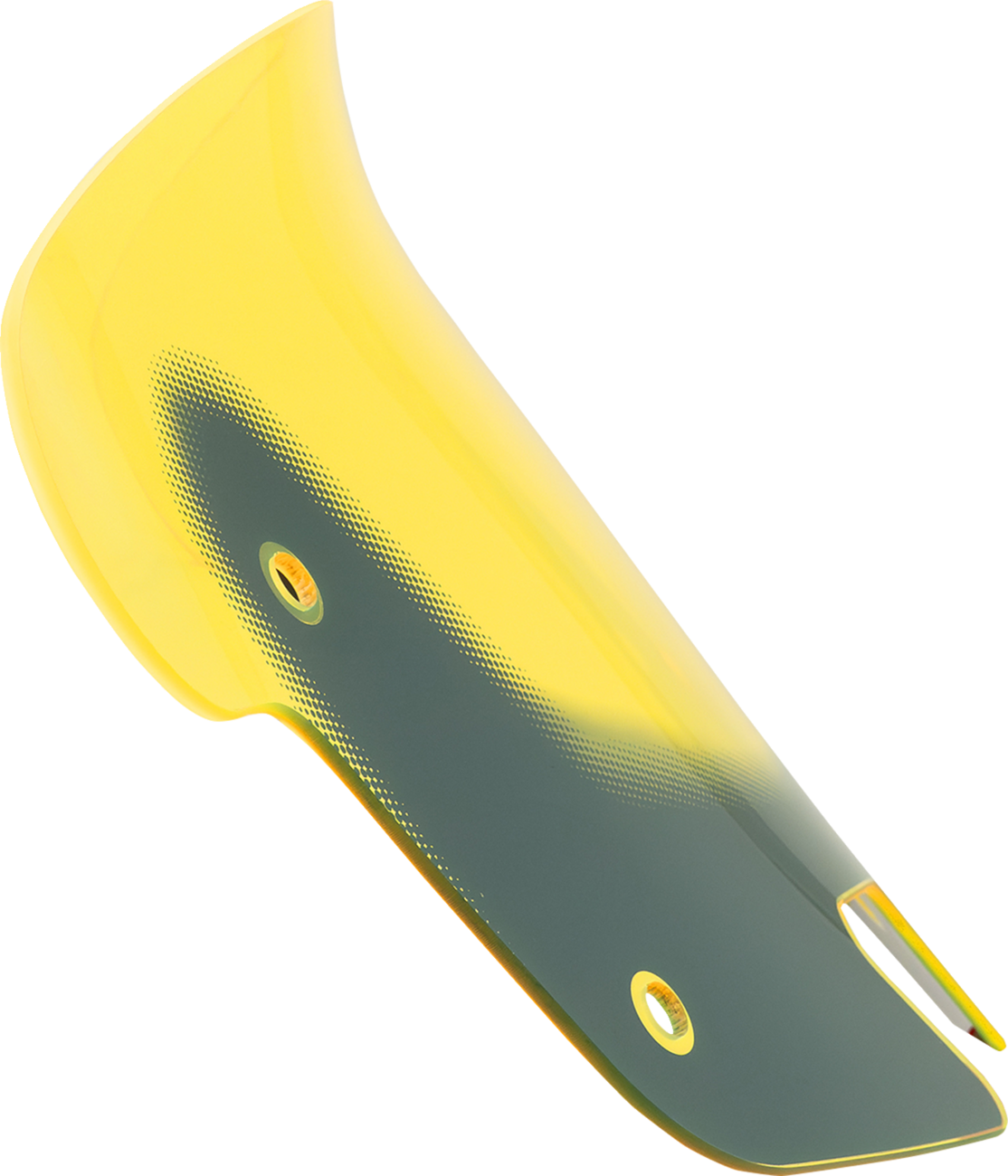 Klock Werks Ice Flare® Windshield - 10" - Yellow Ice - '14-'26 Indian