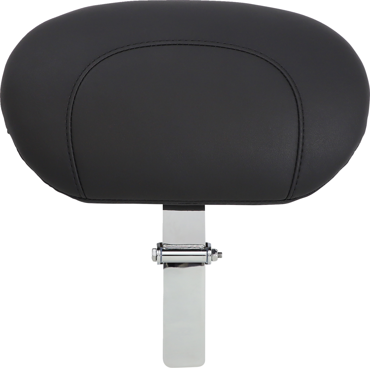 Mustang Wide Solo Seat - With Backrest - Vintage - Black - Smooth - FL '08-'25