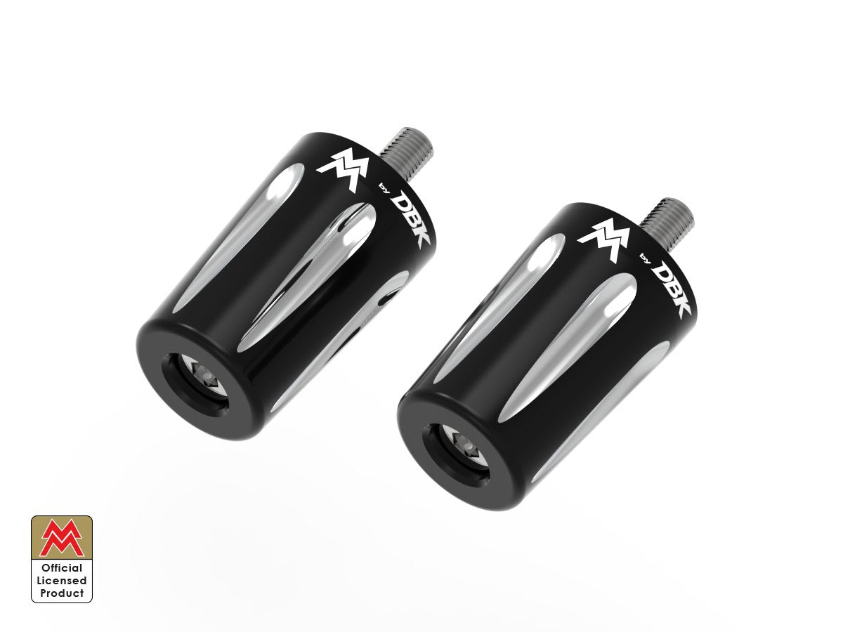 Ducabike DBK Handlebar Bar End Weights Kit Moto Morini Calibro - BLACK
