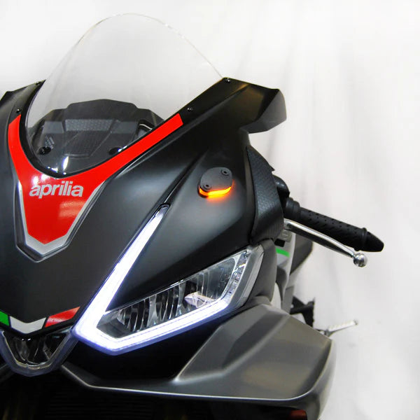 NRC Aprilia RSV4 Mirror Block Off Turn Signals (2021-2024)
