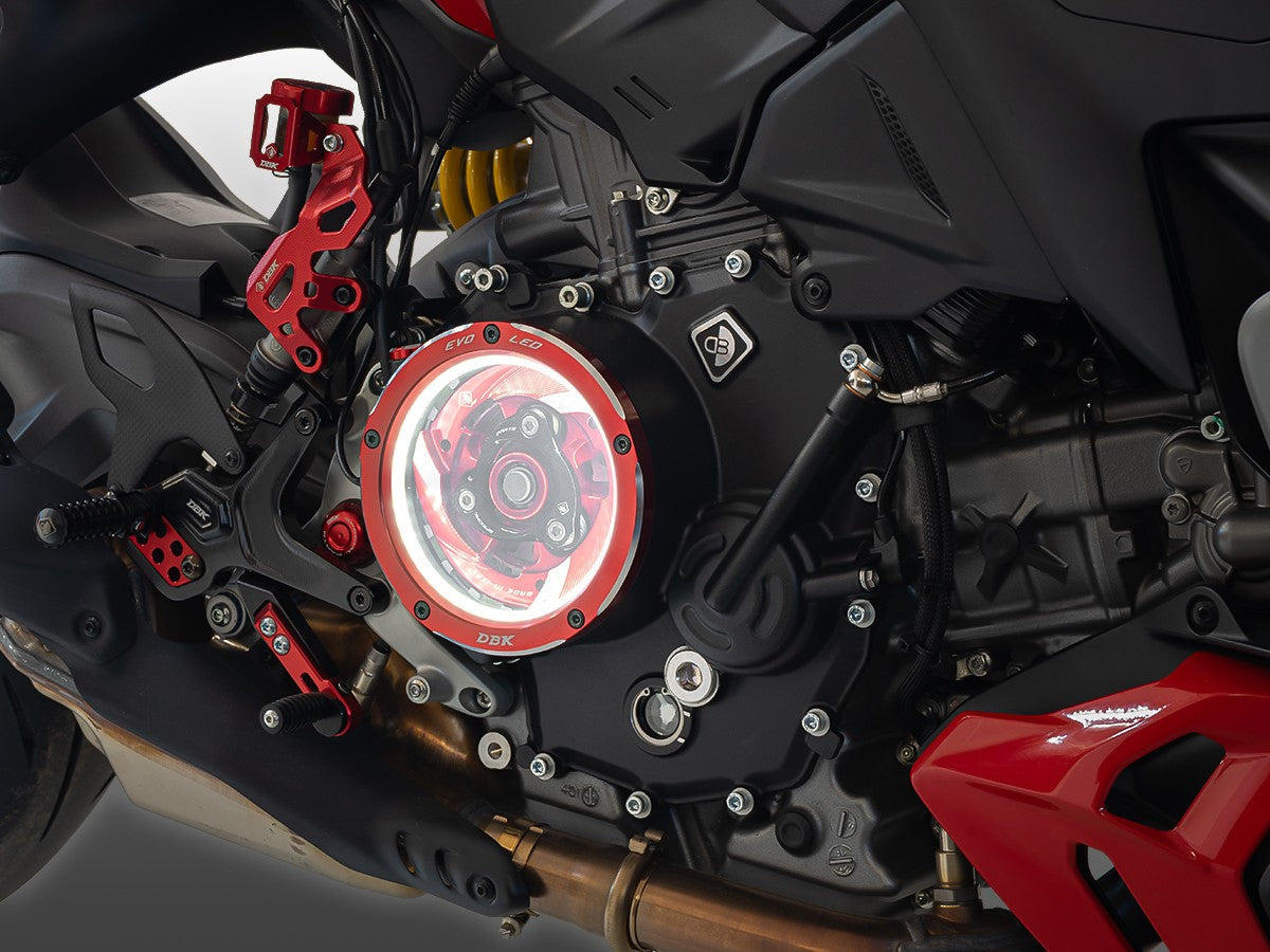 Ducabike DBK Clear Clutch Cover EVO LED Ducati V2