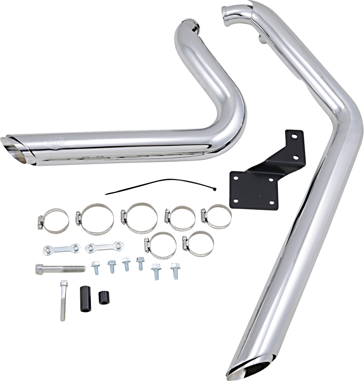 Vance & Hines Shortshots Staggered Exhaust System - Chrome / Chrome